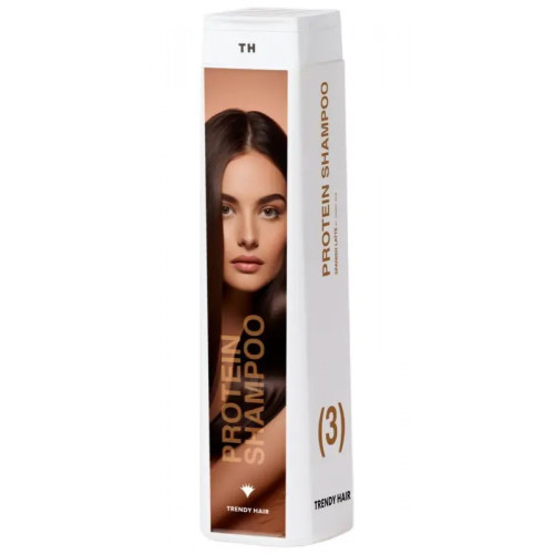 Trendy Hair Spanish Latte Protein Shampoo Stiprinamasis šampūnas plaukams, 300ml