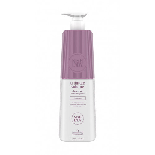 Nishlady Ultimate Volume Shampoo Plaukų šampūnas apimčiai didinti, 947 ml