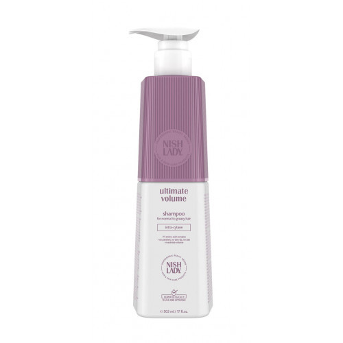 Nishlady Ultimate Volume Shampoo Plaukų šampūnas apimčiai didinti, 503 ml