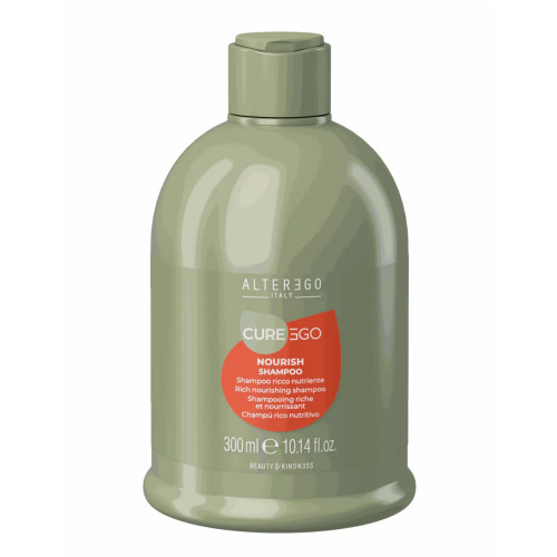 Alter Ego Italy Nourish Shampoo Maitinamasis pažeistų plaukų šampūnas, 300ml