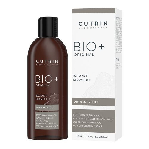 Cutrin BIO+ Originals Balance Shampoo Tradicinis drėkinamasis šampūnas, 200ml