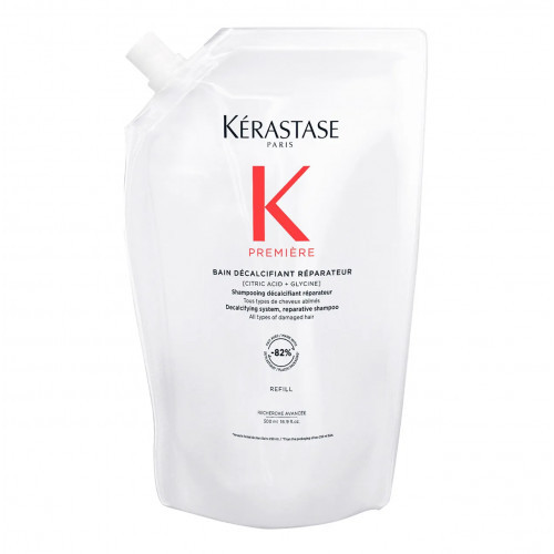 Kérastase Première Bain Decalcifiant Reparateur Shampoo Pažeistų plaukų šampūnas, 500ml Refill