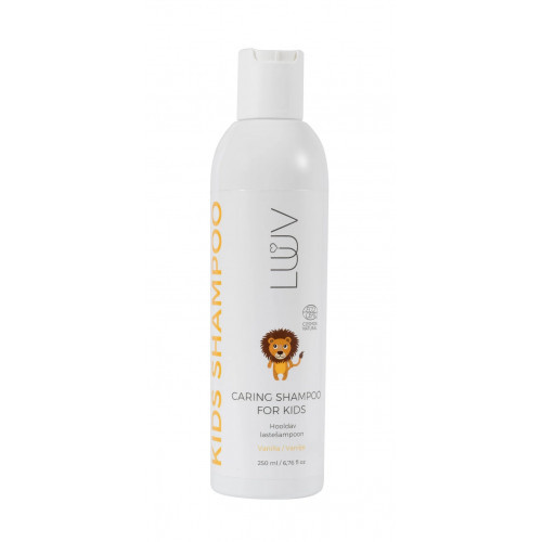 Luuv Caring Shampoo For Kids Vanilla Švelnus šampūnas vaikams Vanilė, 200ml