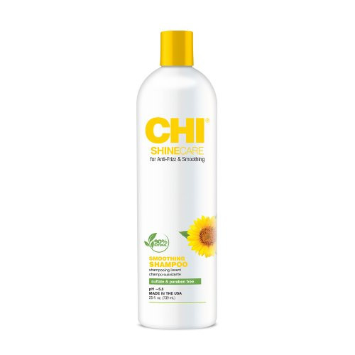CHI ShineCare Anti Frizz & Smoothing Shampoo Plaukus glotninantis šampūnas, 739ml