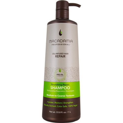 Macadamia Nourishing Repair Shampoo Maitinamasis, drėkinamasis šampūnas plaukams, 1000ml