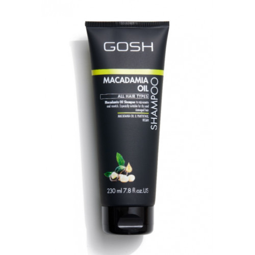GOSH Copenhagen Macadamia Oil Hair Shampo Maitinantis šampūnas, 230ml
