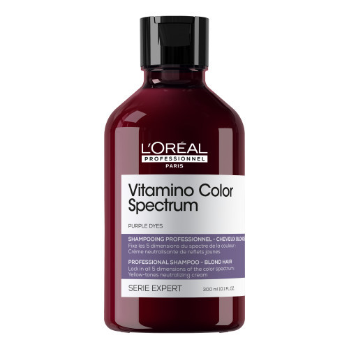L'Oréal Professionnel Vitamino Color Spectrum Yellow Tones Neutralizing Shampoo Geltonus atspalvius neutralizuojantis šampūnas, 300ml