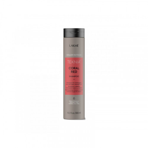Lakme Coral Red Raudoną spalvą ryškinantis šampūnas, 300ml