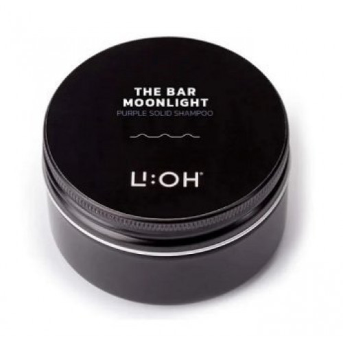LI:OH The Bar Moonlight Purple Solid Shampoo Pilkinantis, kietasis plaukų šampūnas, 85g
