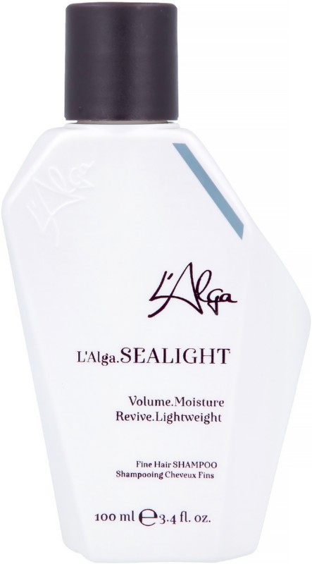 Apimties suteikiantis šampūnas plaukams L'Alga Sealight Shampoo LALA110102, ploniems plaukams, 100 ml