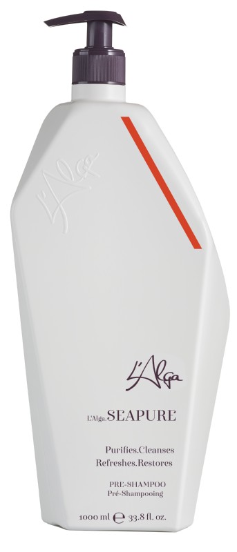 Valomasis šampūnas plaukams ir galvos odai L'Alga Seapure Pre-Shampoo LALA140106, 1000 ml