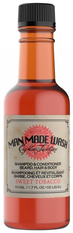 Daugiafunkcė priemonė vyrams 3 in 1:  stiprinamasis šampūnas, kondicionierius ir kūno prausiklis viename 18.21 Man Made Wash Sweet Tobacco WSH2STN, 50 ml