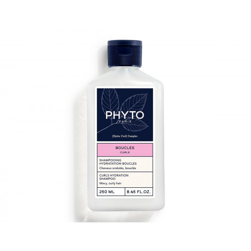 Phyto Curls Hydration Shampoo Drėkinantis šampūnas grabanotiems plaukams, 250ml