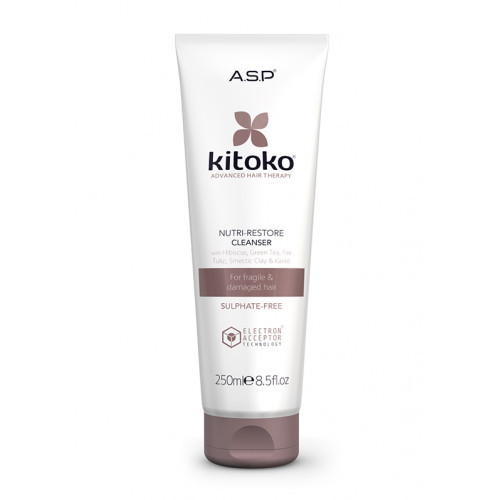 Kitoko Nutri Restore Plauko struktūrą atstatantis ir maitinantis šampūnas, 250ml