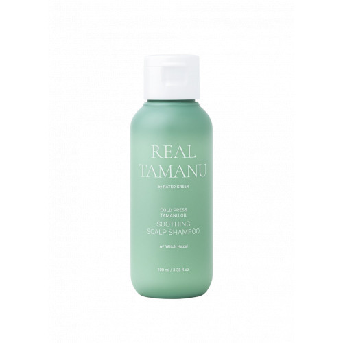 Rated Green Real Tamanu Soothing Scalp Shampoo Raminantis plaukų šampūnas, 100ml