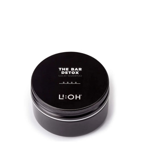 LI:OH Kietasis detoksikuojantis plaukų šampūnas The Bar Detox - Solid Shampoo 85g