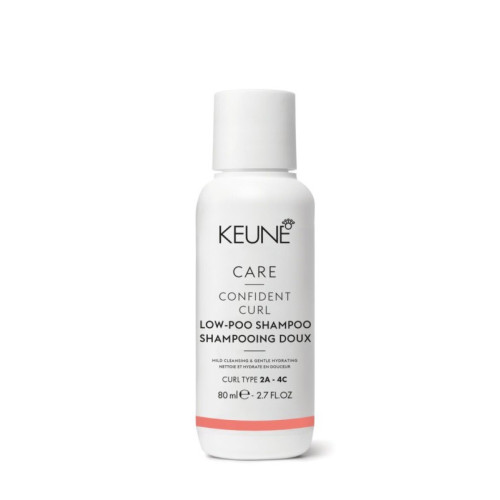 Šampūnas garbanotiems plaukams KEUNE Confident Curl Low - Poo Shampoo 80ml