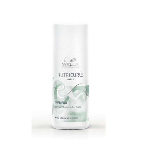 Micelinis šampūnas garbanotiems plaukams Wella NutriCurls Micellar Shampoo 50ml