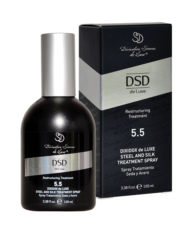 Intensyvi atstatomoji purškiama priemonė su šilku Dixidox de Luxe Steel And Silk Treatment Spray DSD 5.5, 100 ml