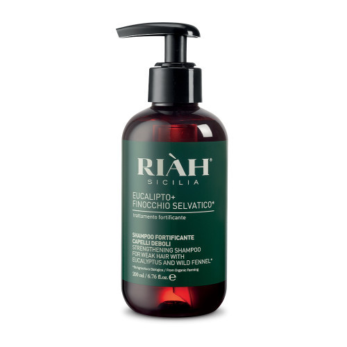 RIAH Strengthning Shampoo For Weak Hair Stiprinamasis šampūnas slenkantiems, silpniems plaukams, 200ml