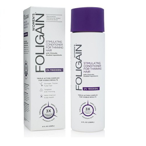 Foligain Hair Regrowth Conditioner Plaukų augimą skatinantis kondicionierius su 2% Trioksidiliu, 50ml