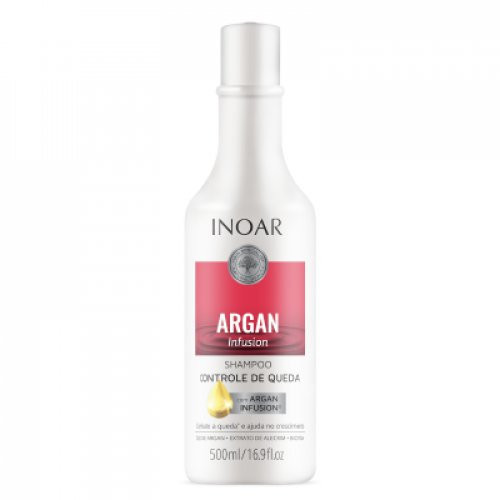 Inoar Argan Infusion Loss Control Shampoo šampūnas stabdantis plaukų slinkimą, 500ml