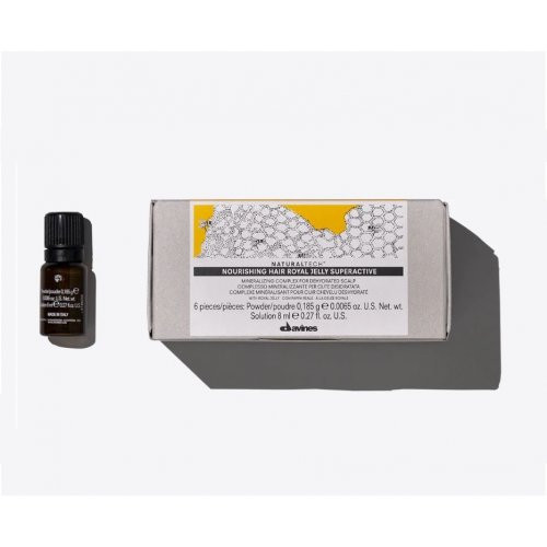 Davines Nourishing Hair Royal Jelly Superactive Maitinantis karališkas galvos odos serumas pH: 4.4, 6x8ml