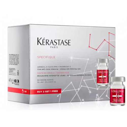 Kérastase Specifique Aminexil Ampulės stabdančios plaukų slinkimą, 30x6ml