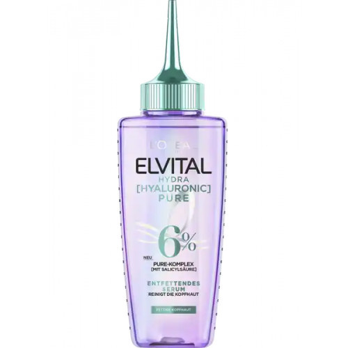 L'Oréal Paris Hydra Hyaluronic Pure Entfettendes Serum Galvos odą valantis serumas, 102 ml