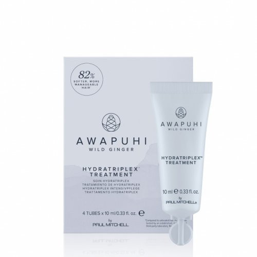 Paul Mitchell Awapuhi Wild Ginger HydraTriplex Treatment Drėkinantis serumas su amino rūgštimis, 4x10ml