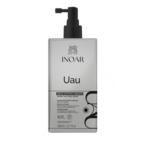 Inoar Uau Instant Anti Frizz Serum Intensyviai glotninantis serumas, 200ml