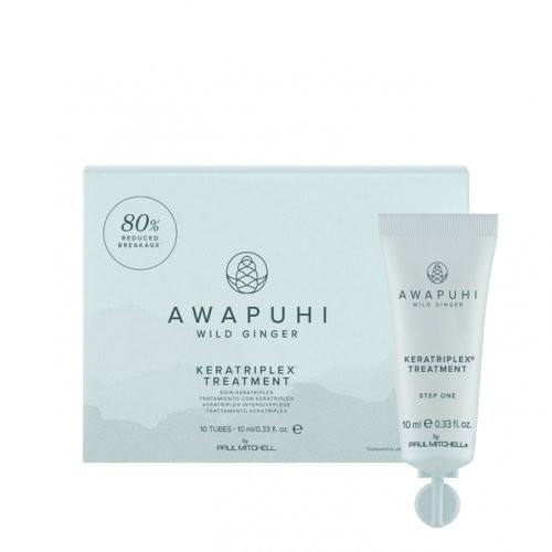 Paul Mitchell Awapuhi Wild Ginger KeraTriplex Treatment Regeneruojantis serumas su keratinu, 10x10ml