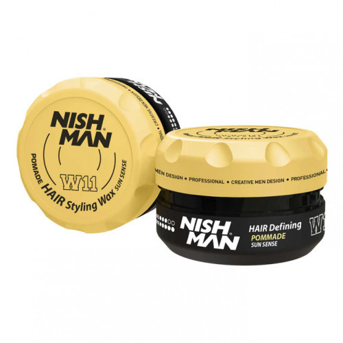 Nishman Hair Styling Pomade Sun Sense W11 Vandens pagrindo pomada, 100ml