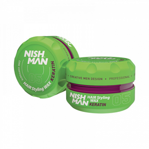 Nishman Hair Styling Wax 05 Keratin Plaukų formavimo vaškas, 100ml