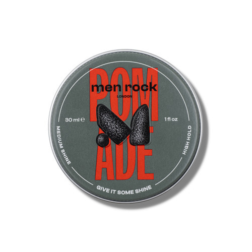 Men Rock Pomade Stiprios fiksacijos, vidutinio žvilgesio plaukų pomada, 30ml