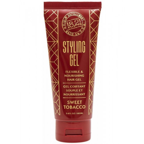 18.21 Man Made Sweet Tobacco Styling Gel Formavimo gelis plaukams, 100ml