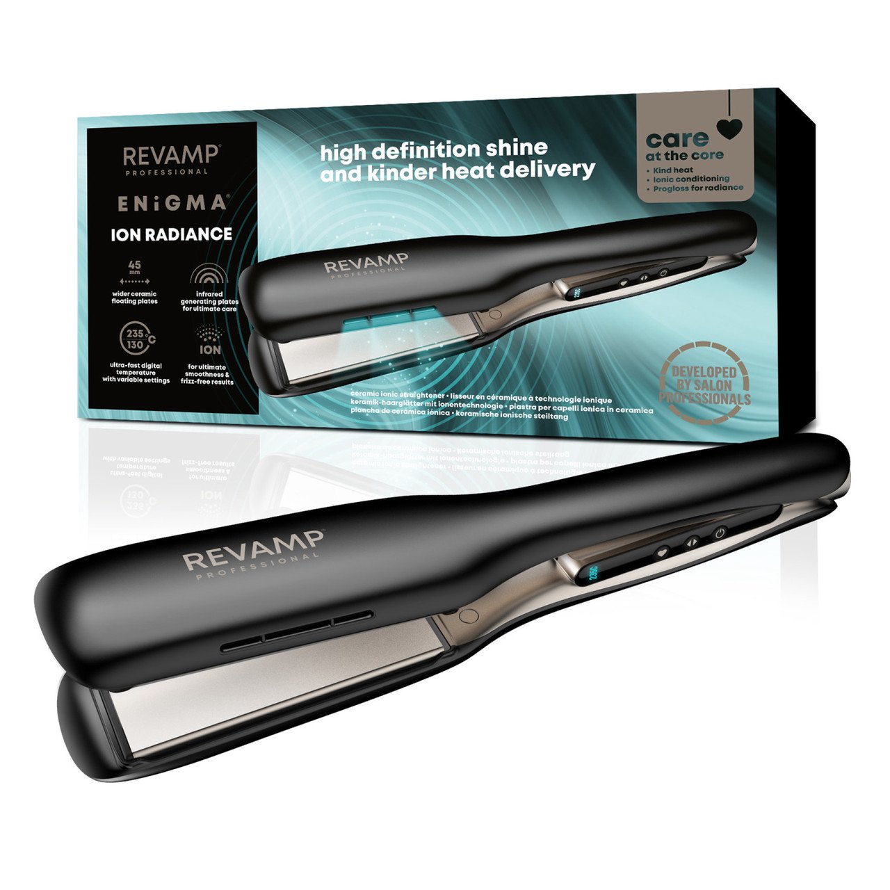 Revamp ST-3000-EU Enigma Wide Radiance Hair Straightener