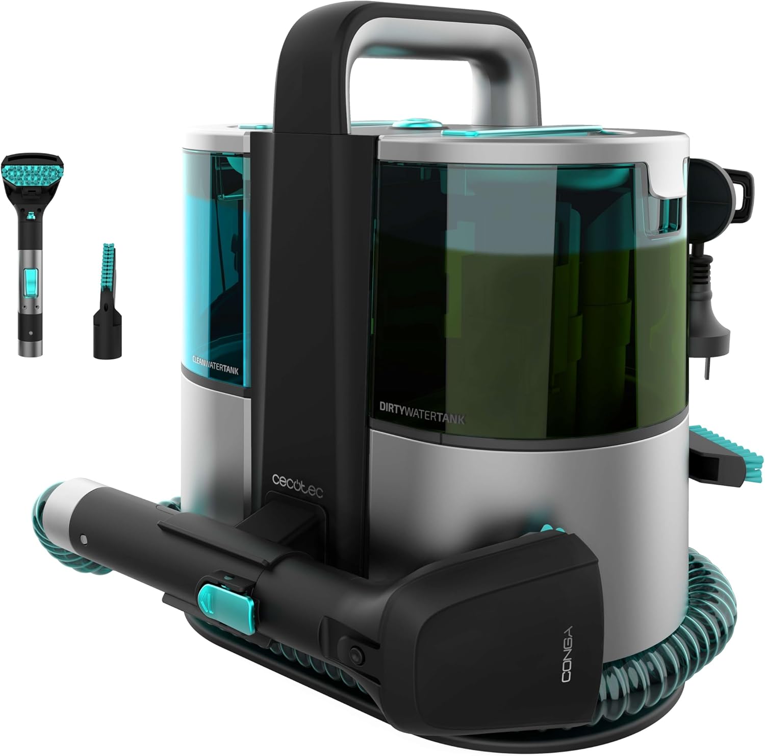 Valymo įrenginys Cecotec Conga 4000, laidinis veikimas, 400 W, veikimo spindulys 5 m, juodas.
