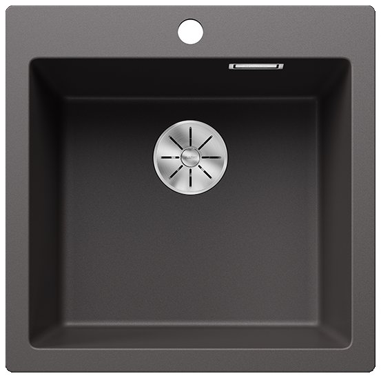 Plautuvė BLANCO  PLEON 5 SILG PDUR Rock grey InFino O.AF