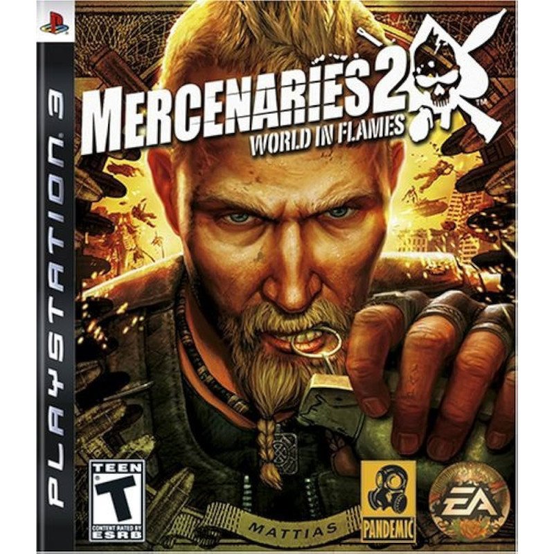 MERCENARIES 2 WORLD IN FLAMES PS3 naudotas