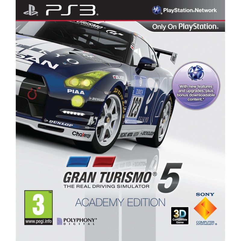 GRAN TURISMO 5  ACADEMY EDITION PS3 naudotas