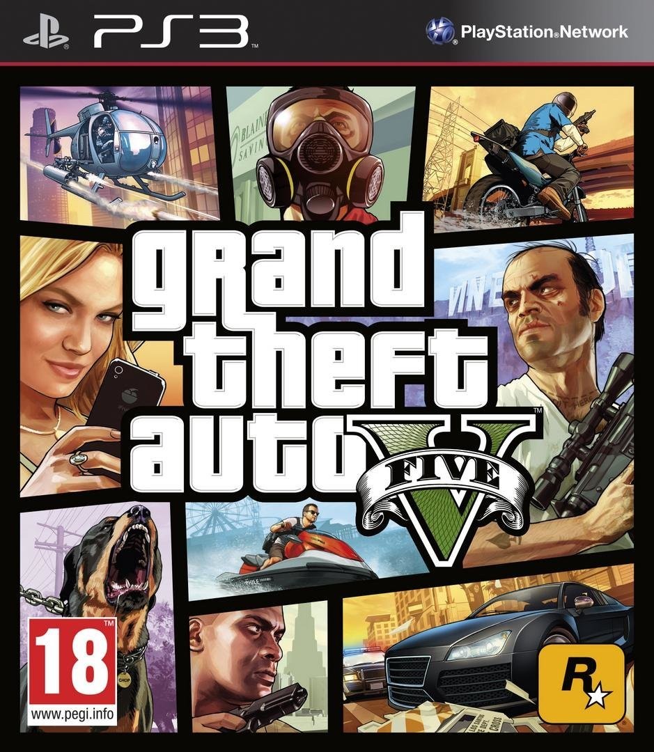 Grand Theft Auto V (GTA 5) PS3 [Naudotas]