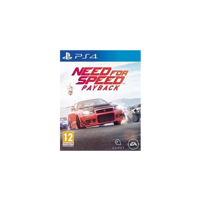 NEED FOR SPEED  PAYBACK PS4 naudotas