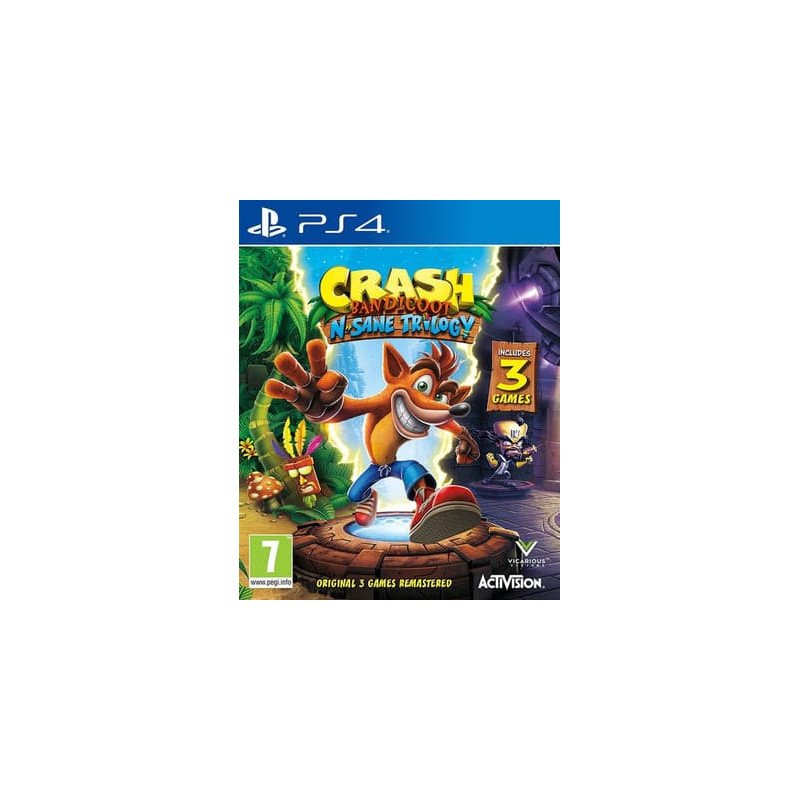 CRASH BANDICOOT: N. SANE TRILOGY PS4 naudotas