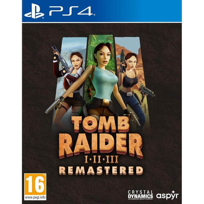 TOMB RAIDER I-III: REMASTERED PS4 NAUJAS