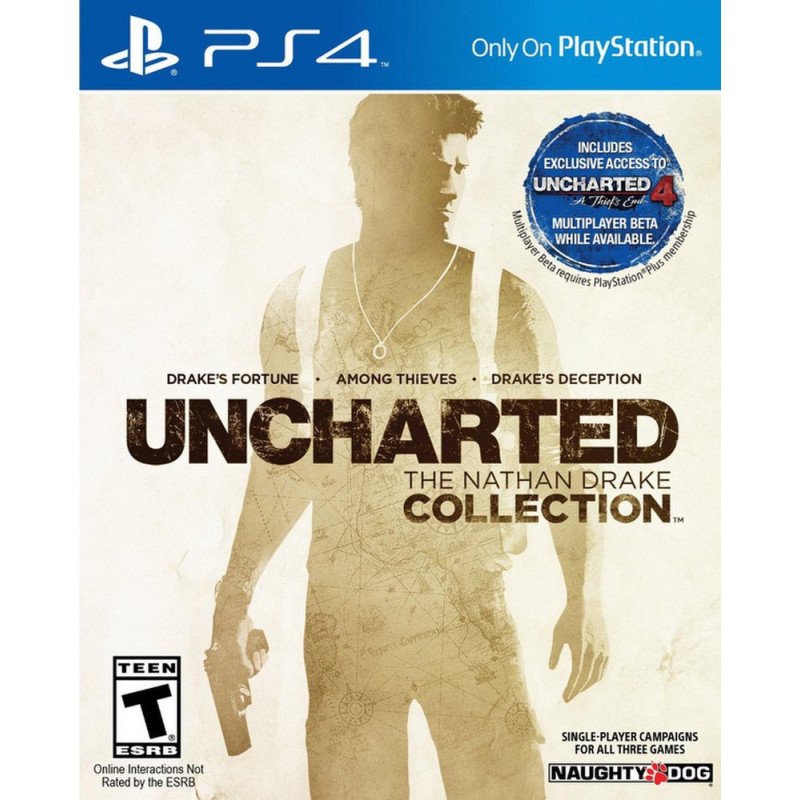 UNCHARTED: THE NATHAN DRAKE COLLECTION PS4 naudotas