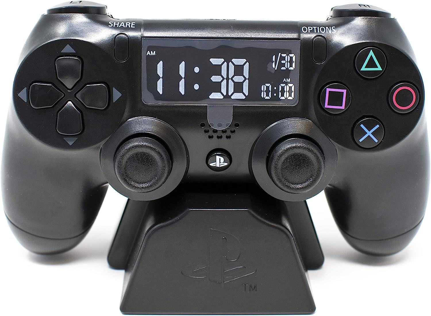 Žadintuvas/laikrodis Paladone PlayStation 4 pultelio formos