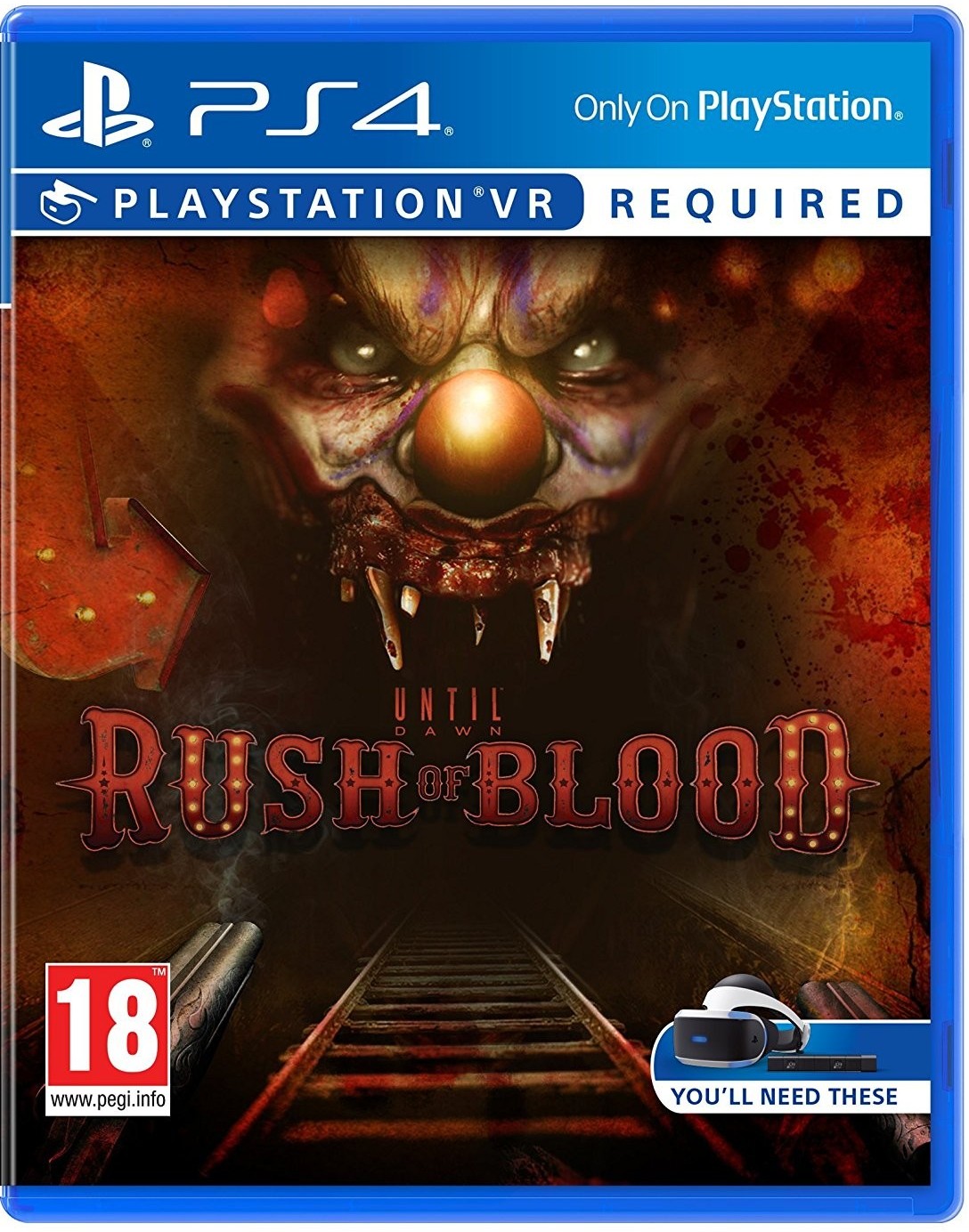 Until Dawn Rush Of Blood PSVR PS4