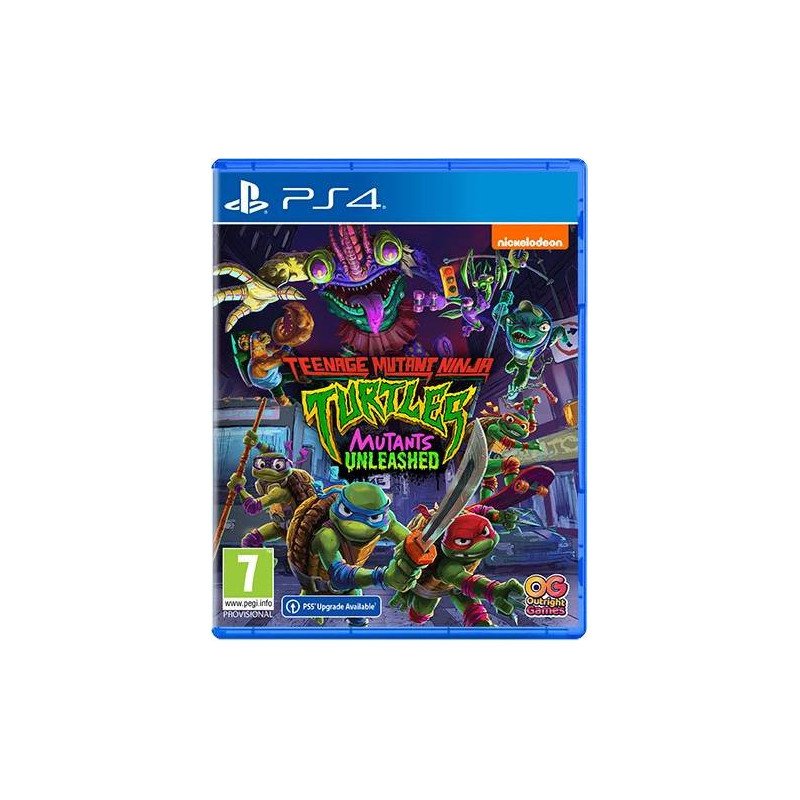 TEENAGE MUTANT NINJA TURTLES: MUTANTS UNLEASHED PS5 naudotas