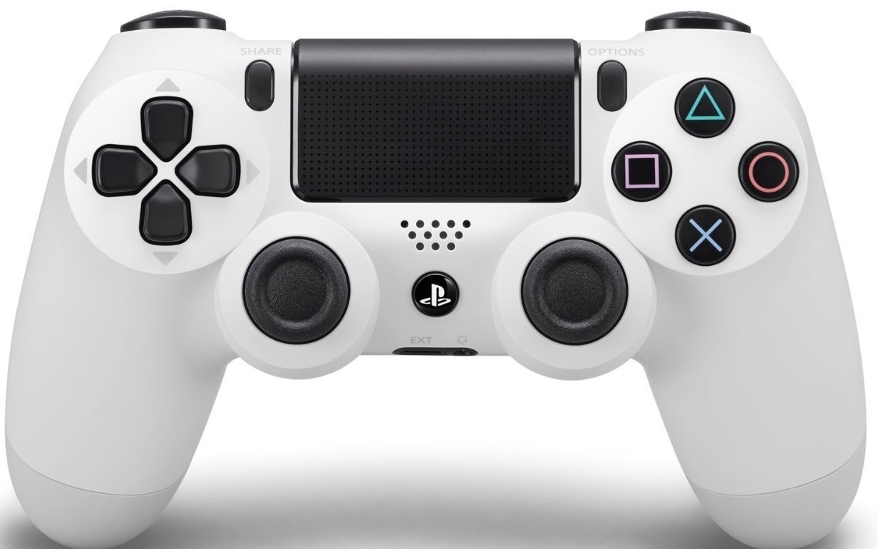 Pultelis belaidis PS4 Dualshock 4 V2 Baltas